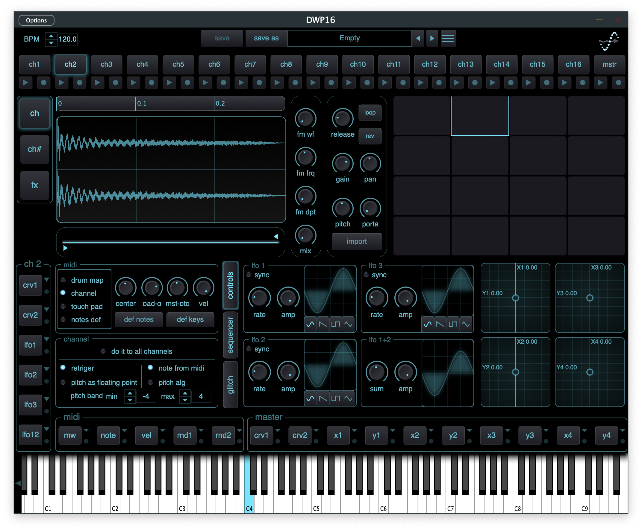 DWP-16 – A Powerful 16-Channel Sampler with Advanced Sound Manipulation