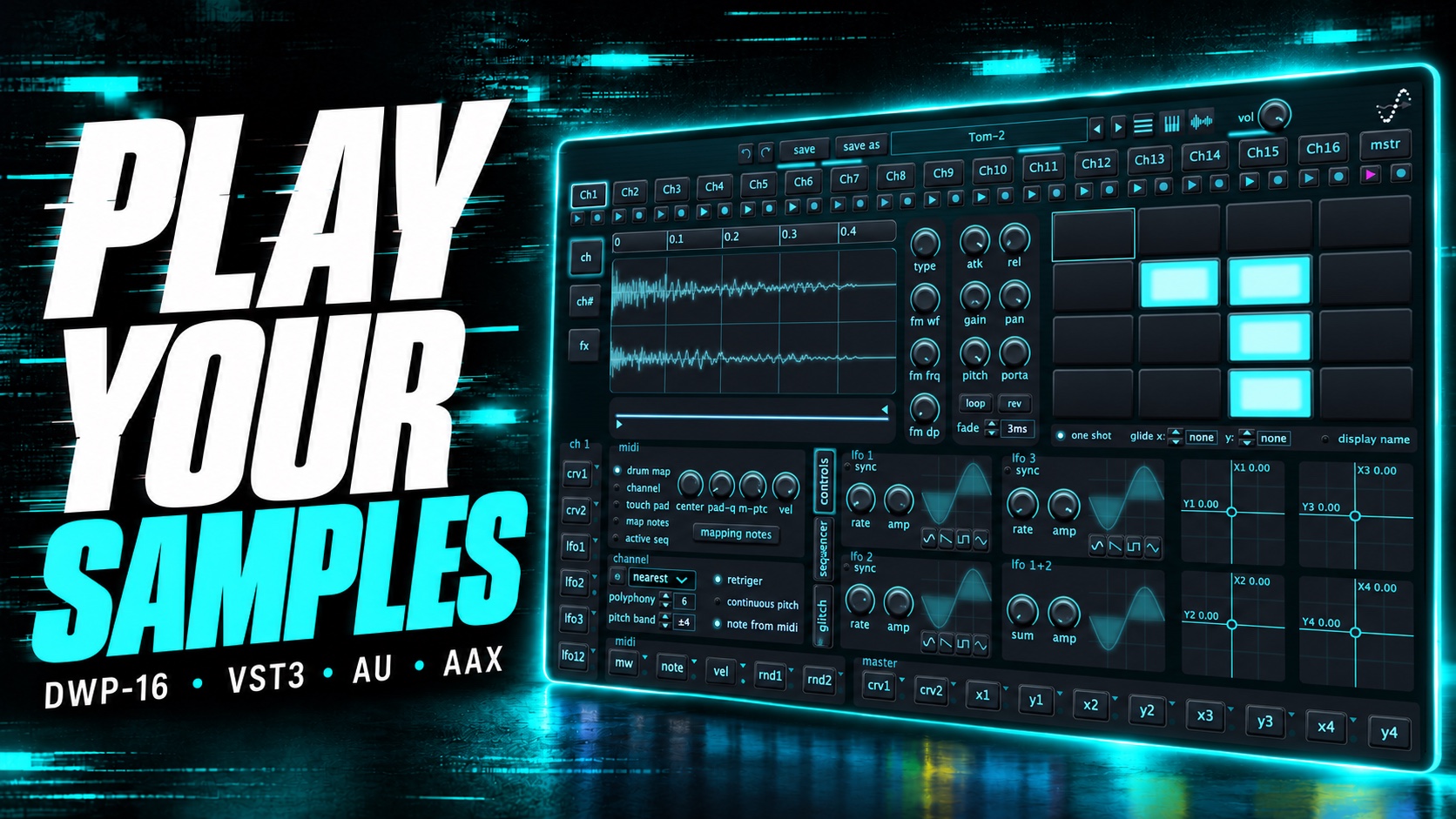 DWP-16 — Play your samples — product demonstration